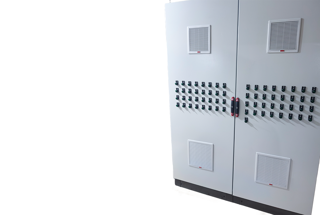 Tablero contactores industrial café para 65 motores